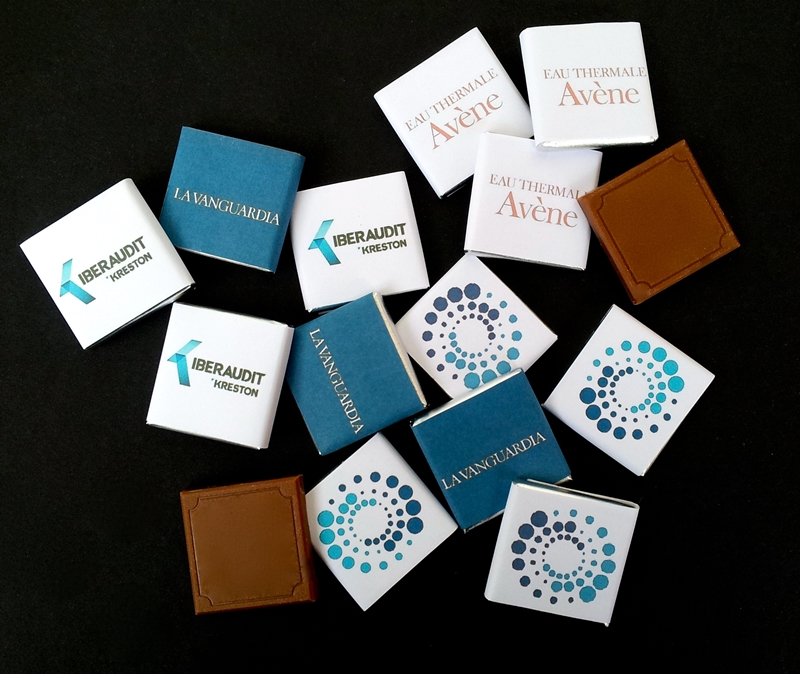 Caja de chocolatinas personalizadas (48 unid.) POWER CHOCOLAT